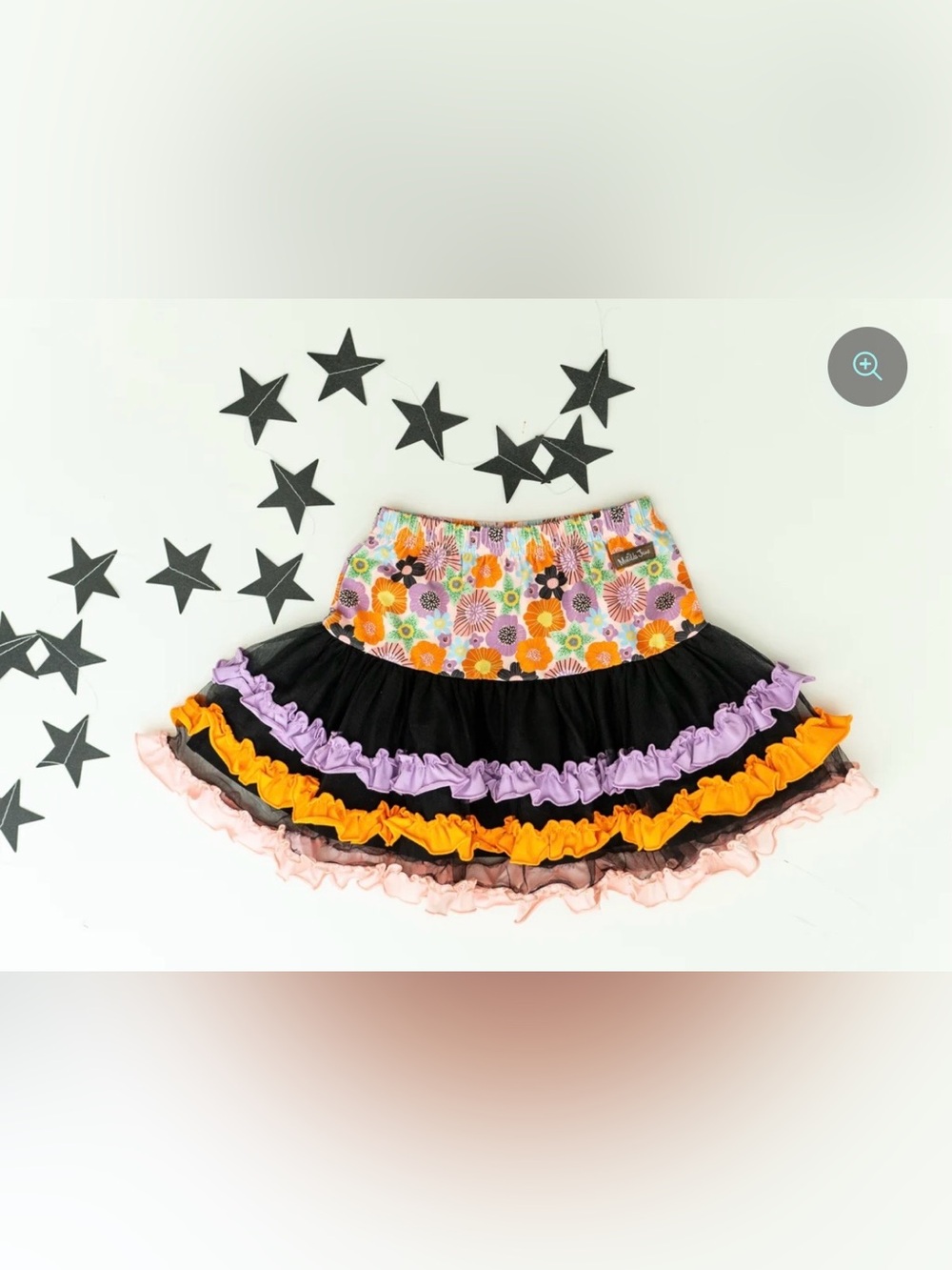 Matilda Jane witch charm tulle ruffle skirt 5T NWT